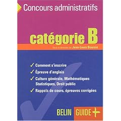Concours administratifs : Cat�gorie�B