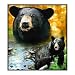 Lodge Black Bear Tapestry Throw Blanket