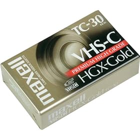 Maxell TC-30 VHS-C Videocassettes (4-pack) by Maxell