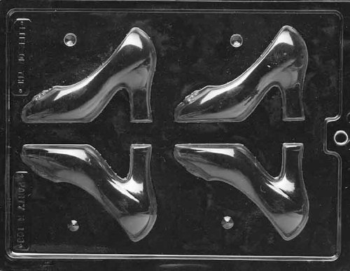 HIGH HEEL SHOE MED 3D Kids Candy Mold Chocolate