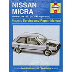 Nissan Micra Service and Repair Manual (Haynes Service and Repair Manuals)