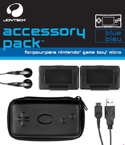 Childrens Toyshop  Video Games : Game Boy Micro Accessories Pack: Blue