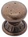 Amerock BP4485-RBZ Ambrosia Euro Stone Circle 1-1/4-Inch Diameter Knob, Rustic Bronze