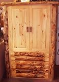Aspen Entertainment Center 2 Doors and 3 Log Front Drawers