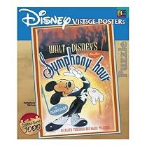 Buffalo Games Disney Vintage Poster Symphony Mickey 1000 Piece Jigsaw Puzzle