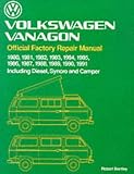 Volkswagen Vanagon Official Factory Repair Manual 1980-91
