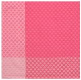 Durable Woven Jacquard 100% Cotton Pink Dots Tablecloth 54x90 Inches