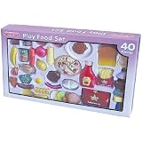 Duplay Casdon 618 Play Food Set (40 Pieces)
