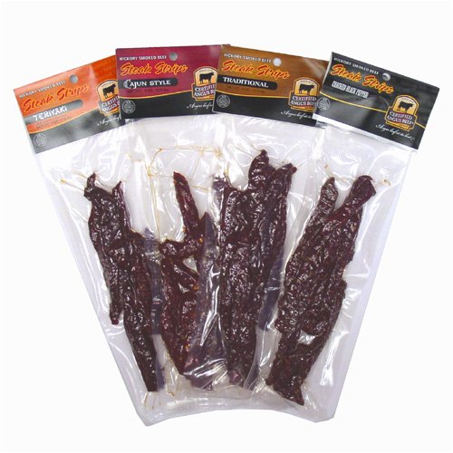 Angus Beef Steak Strips by Gary West - Teriyaki (4 Ounce) by igourmet.com by Gary West Meats