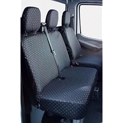 SITZBEZUG-SET f�r Kleintransporter mit Fahrersitz und Doppelsitzbank 5-teilig