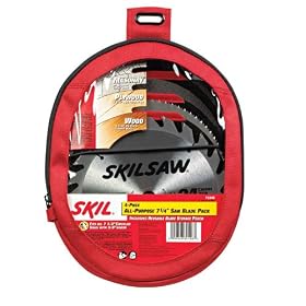 Skil 75348 7-Inch and 7-1 4-Inch All Purpose Saw Blade Combo Pack with 7-Inch Metal... by Skil