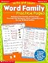 Word Family Practice Pages (Write-and-Learn, Grades K-2)