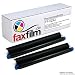 FAXFILM 2x kompatibler Ink-Film ersetzt Panasonic KX-FA52X / KXFA52X , Kapazit�t je 105 Seiten, schwarz