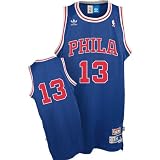 adidas Philadelphia 76ers Wilt Chamberlain Soul Swingman Road Jersey