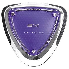 American Auto Accessories EX-8000 Air Freshener EX Disk Triangle Blue Silver Jasmine