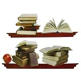 Bookshelf and Books Wall Stickers, Temporary Wall D&eacute;cor