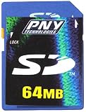 PNY 64MB SD Secure Digital Flash Memory Card