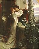 Art Print, Romeo and Juliet by Sir Frank Bernard Dicksee, Final Size: 16 in X 20 in.