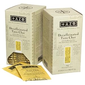 Tazo Chai  on Tazo Tazo Chai Decaffeinated Black Tea Filterbags With Dispenser  Six