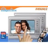 Video Door Entry Phone Intercom 7" Touch Screen Monitors Duo System with Image Recorderby Intelligent Home