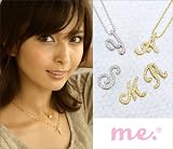 me. イニシャルネックレスK ピンクゴールド 95-0321 レディース ピンクゴールド ネックレス