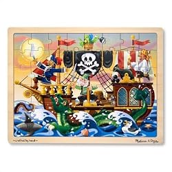 Melissa Doug 3800 Pirate Adventure Jigsaw Puzzle- 48 pc