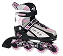 SFR Vortex Adjustable Inline Skate - Pink - Large (UK3 - UK6)