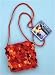 Sequin 1920's Red Flapper Handbag Costume Accessory