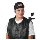 Diamond Plate Black Cotton Skull Cap
