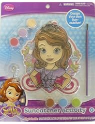 Toy: Disney Junior Sofia the First Suncatcher Activity with Paint and Brush - Disney