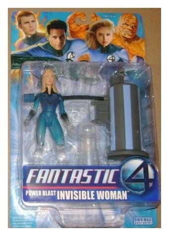  Fantastic 4 Movie Invisible Woman Figure Variant - (1/2 Color Phasing) Marvel Power Blast