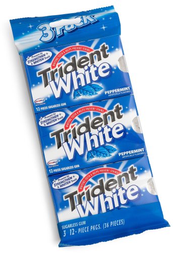Trident White Gum, Peppermint