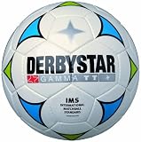 DERBYSTAR FUSSBALL FLO FAIR TRADE GAMMA TT, wei&szlig;/blau/gr&uuml;n, 5
