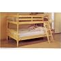Unique Natural Convertible Full/Full Bunk Bed