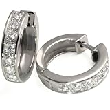 Goldmaid - Me O447S - Boucles d'Oreille Femme - Argent 925/1000 - Tour 10 Oxyde de Zirconiums Blancs