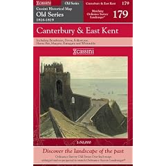 Canterbury and East Kent (Cassini Historical Map, Old Se) by