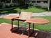 Vifah V144 67in. Vista Extension Outdoor Dining Table