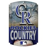 MLB Colorado Rockies Wood Signs
