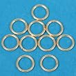10 14K Gold-Filled Jump Rings Closed Jewelry 24 Ga 5mm