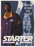 1994 Utah Jazz Karl Malone Starter Teamwear Photo Print Ad (Memorabilia) (52805)