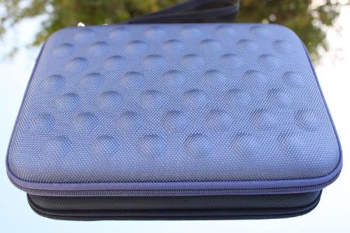 M&C (Blue) Hard Shell EVA Carrying Case Cover for 7" Android 2.2 Apad Tablet Pc, Built in 1.3 Mp Camera, 3g Wifi Support, 256 Mb, Expandable to 32gb + A Mini Stylus Pen