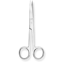 Non-Sterile Sharp Straight Scissor, 5-1/2" Length, For Single Use (Pack of 100)