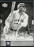 2004 Upper Deck UD Yankee Classics Babe Ruth Baseball Card - Mint Condition - In Protective Display Case