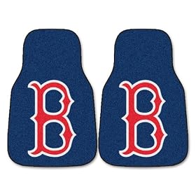 Fan Mats 6333 MLB Boston Red Sox Car Mat - 2 Piece