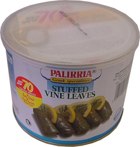 Palirria Stuffed Vine Leaves 2 Kilo Can by Palirria