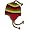 Authentic Soul Wool Ear Flap Sherpa Rasta Ski Knit Hat Beanie Mens Womens