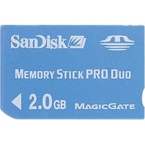 SanDisk 2 GB MemoryStick Pro Duo (SDMSPD-2048-A11, Retail Package)