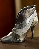 Metallic ankle boot