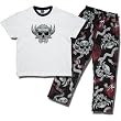 Rock Band Men's short-sleeve, long leg pajamas