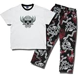 Rock Band Men's short-sleeve, long leg pajamas